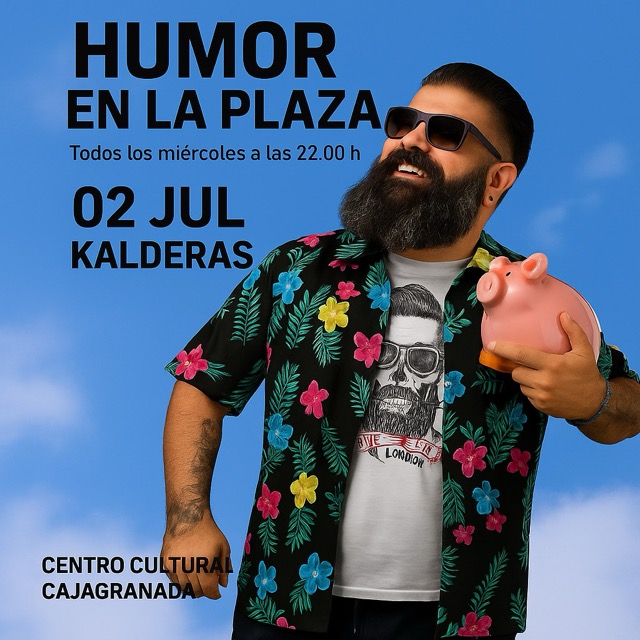 Ciclo humor, monologo, stand up, granada, kalderas, makeba, taka gomez, marco antonio